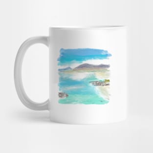 Luskentyre Beach on the Isle of Harris Art No.2 Mug